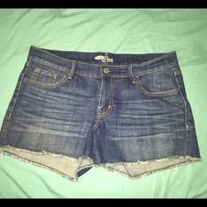 Denim shorts