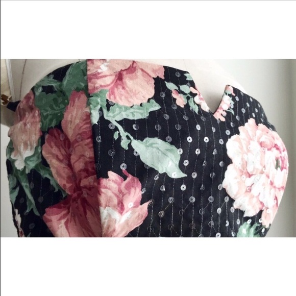 Vintage flower dress - Picture 4 of 4