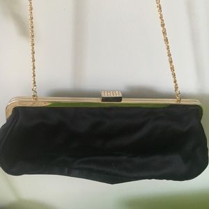 Black & gold special occasion clutch