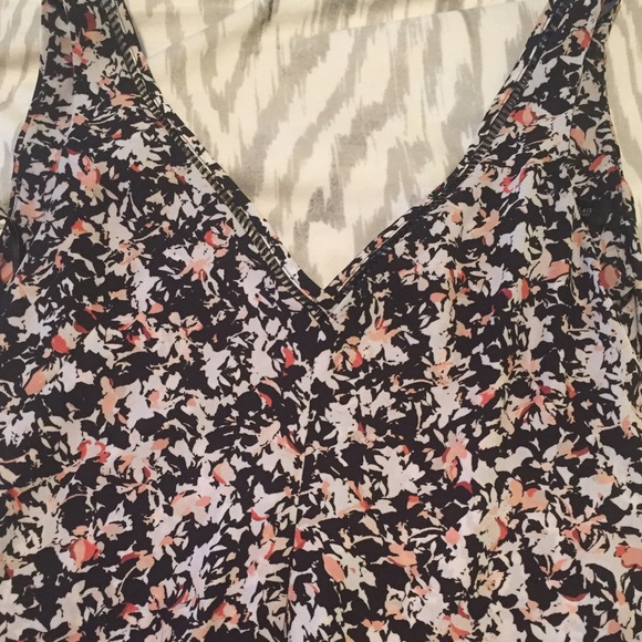 White House black market asymmetrical silk dress