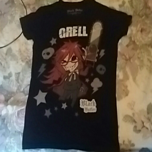 Black Butler Grell Tee