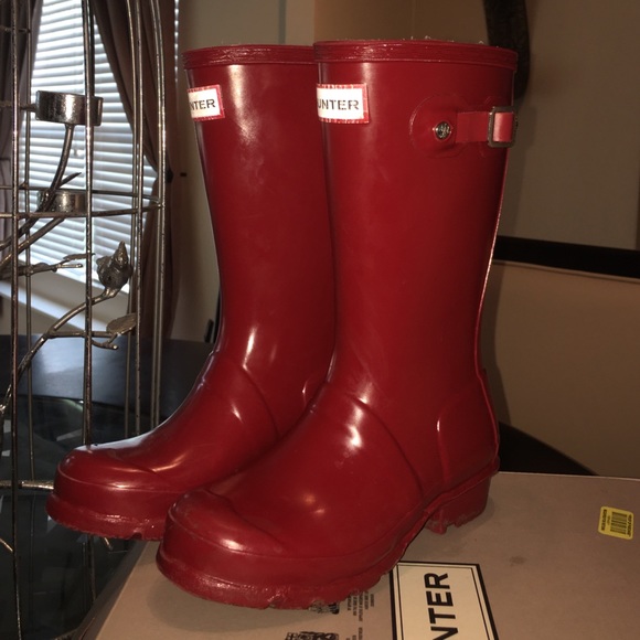 Hunter Girls Gloss Boots