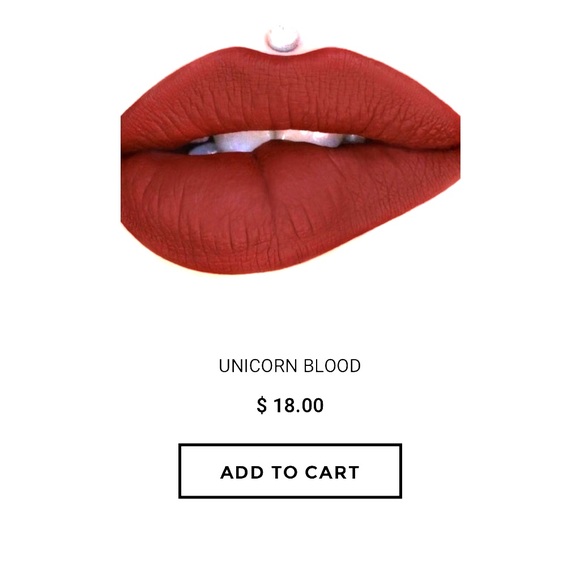 UNICORN BLOOD
Jeffree Star Cosmetics