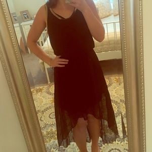 Black high-low special occasion dress