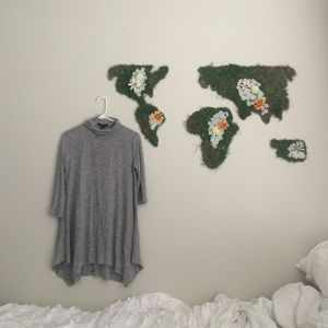 Heather grey turtleneck