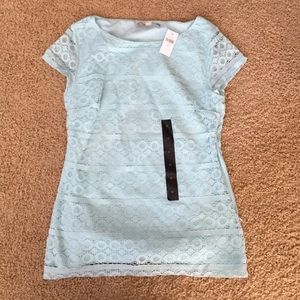Light Blue Lace Top