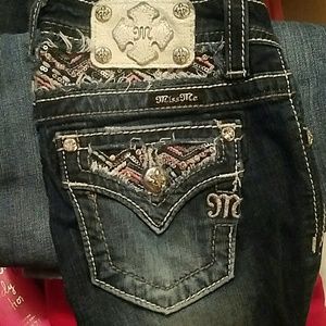 Girls size 12 miss me brand skinny jeans