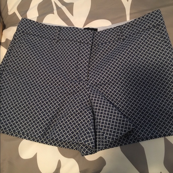 Blue print shorts