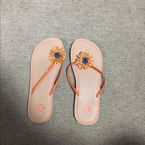 Flower flip flops