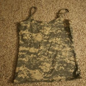 Army spaghetti strap