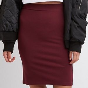 Knit Pencil Skirt