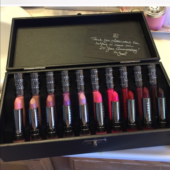 Lorac lipsticks and lip glosses.