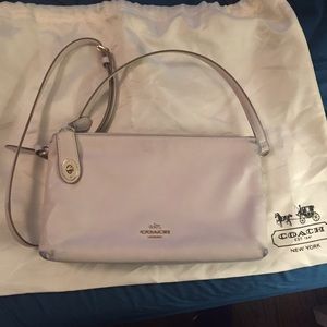 Coach Crosby Crossbody Purse White with Dustbag
