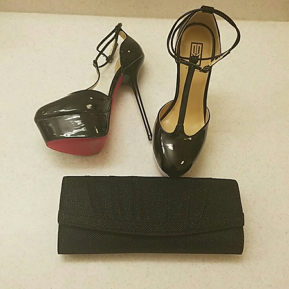 Shoes - ♨ Sexy black heels size 7, 6 in heels