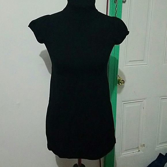 Black turtle neck shirt S