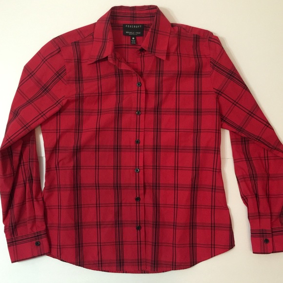 Fox Croft Collection Button-Down Top - Picture 2 of 4