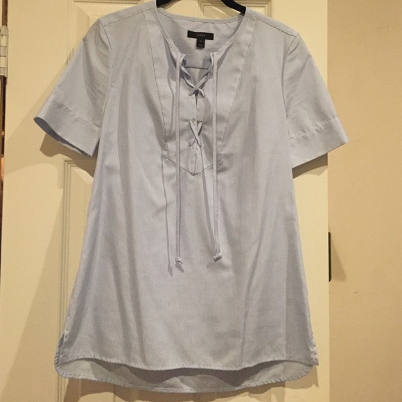 J.Crew Seersucker Blouse