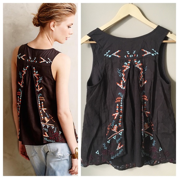 NWOT Anthropologie Rigmarole Tank by Akemi + Kin - Picture 2 of 4