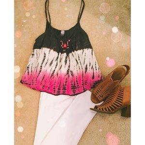 Free People tie dye tank
