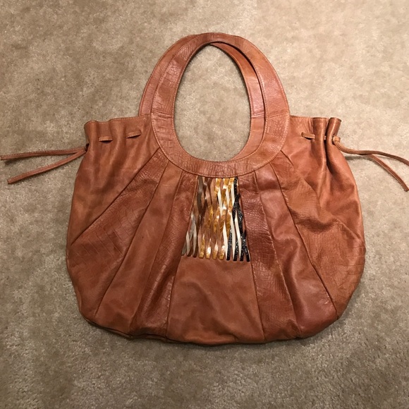 Leather artisan purse from Colombia