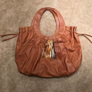 Leather artisan purse from Colombia