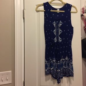 Cute royal blue romper