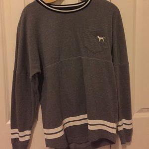 Gray VSPink sweatshirt