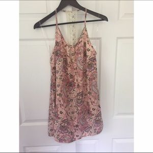 Cute open back flowy summer dress