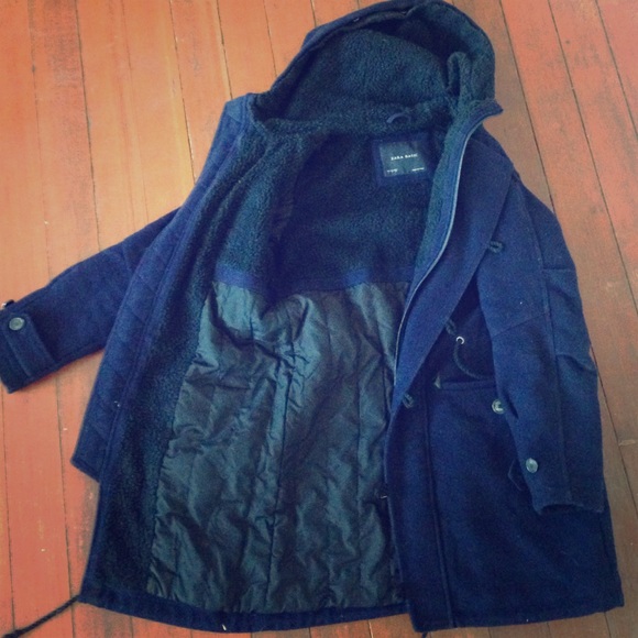 Navy blue Zara Coat