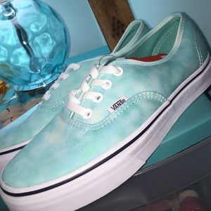 Tie Dye/Turquoise Vans