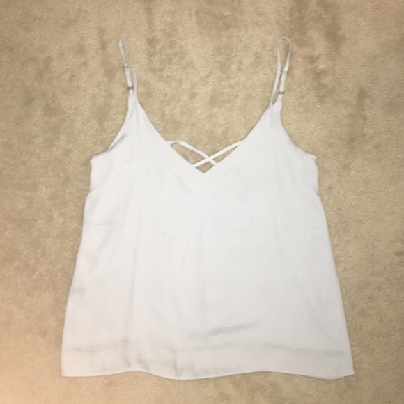 Light Blue Silk Top