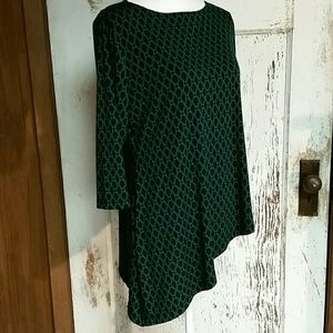 Chico's Traveller Jersey knit asymmetrical tunic