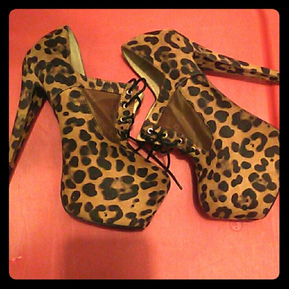Leopard Print Heels