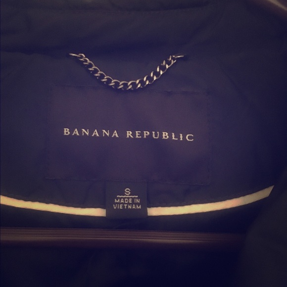 Banana Republic Puffer Peacoat