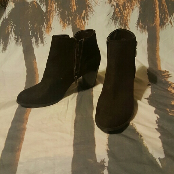 Dark Brown Ankle Booties