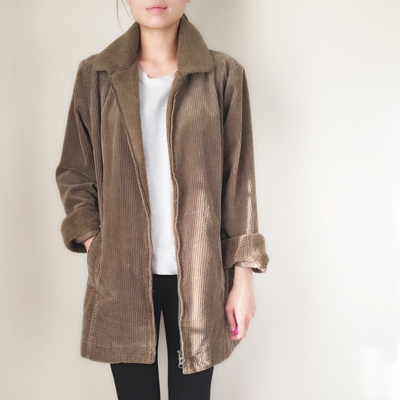 J. Jill Jackets & Blazers - J.JILL Cord Coat. PETITE SIzE L