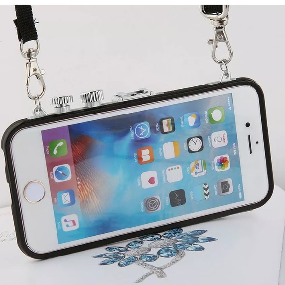 Retro camera case for iPhone 6 with straps - Picture 2 of 4