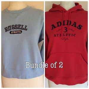 Vintage Sweatshirts - Russell & Adidas - Large