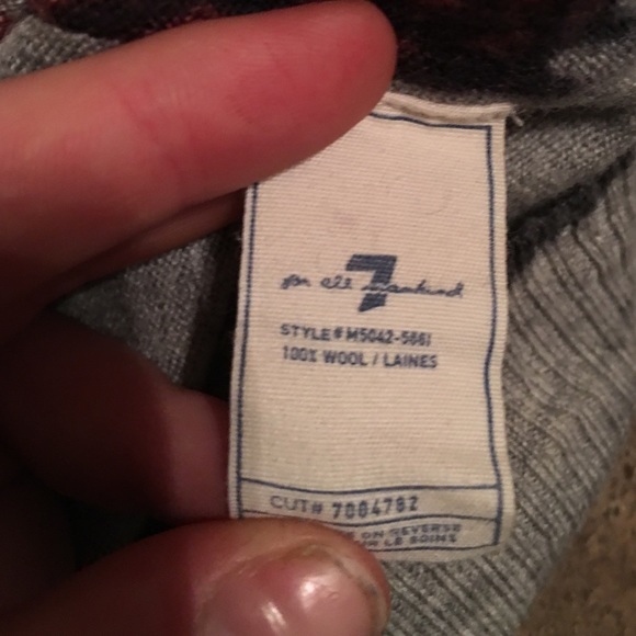 Argyle Wool Pullover - image 3