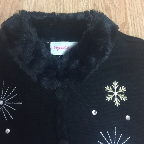 🔴FINAL🔴Christmas Decorative Button Up Vest - Picture 3 of 4