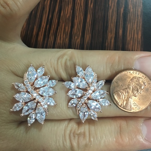 CZ Earrings - Picture 3 of 4