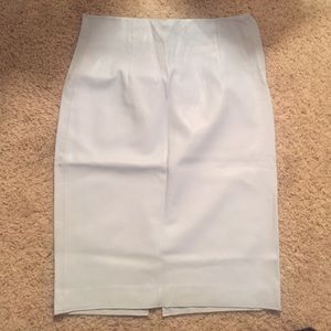 Zara Leather Effect Pencil Skirt