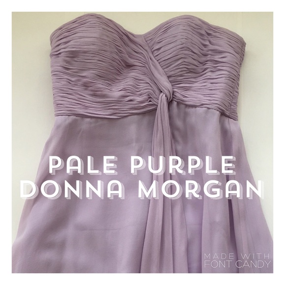 Donna Morgan Strapless cocktail dress