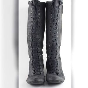 FLASH SALE Giuseppe Zanotti Black Leather  Boots