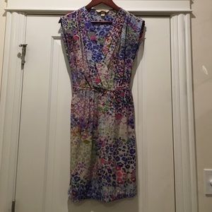Presley Skye April Faux Wrap Silk Dress Presley Skye April Faux Wrap Silk Dress