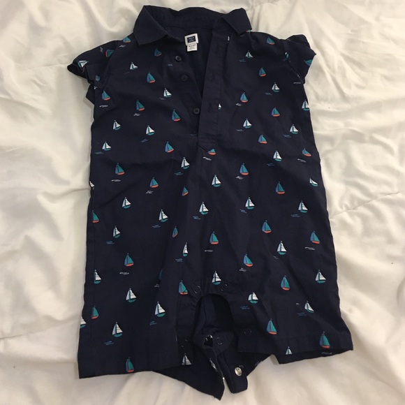 Janie and jack sailboat outfit