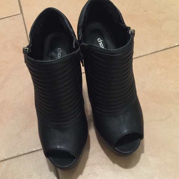 Black Charlotte Russe booties