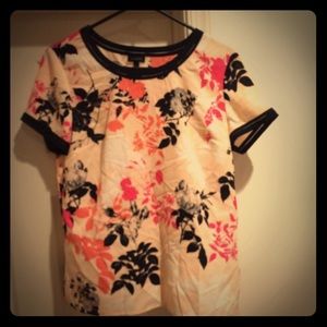 Talbots sheer blouse