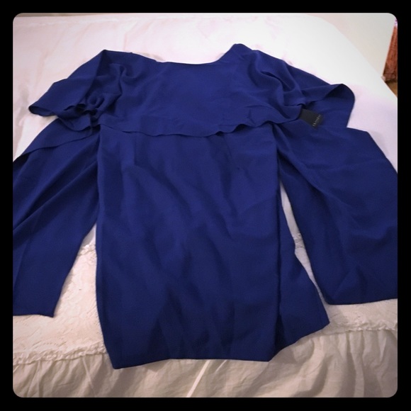 Eloquii capelet cascade dress