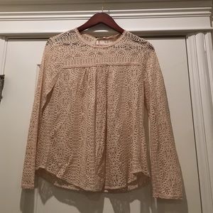 Rachel Rachel Roy Lace Peasant Top